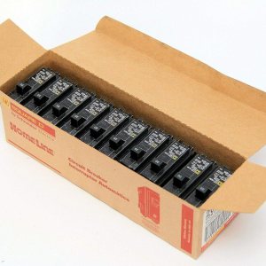 Caja de 10 Disyuntores enchufables Square D HOM120 1 polo 20A 120-240V Caja de 10 Disyuntores enchufables Square D HOM120 1 polo 20A 120-240V
