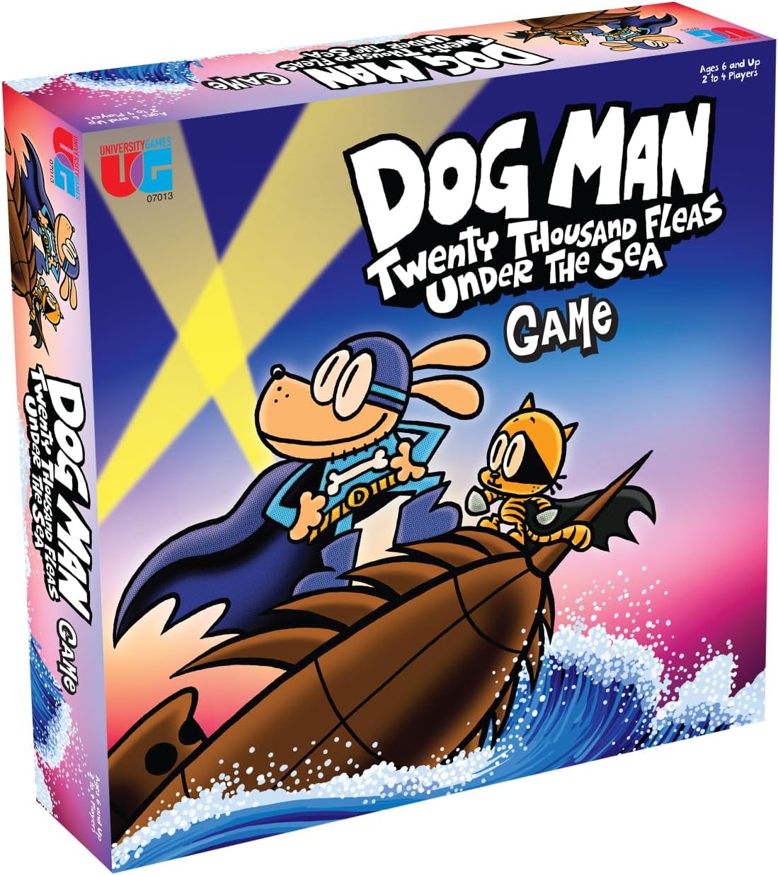 University Games, Dog Man Veinte mil pulgas bajo el mar, basado en el libro de Dav Pilkey