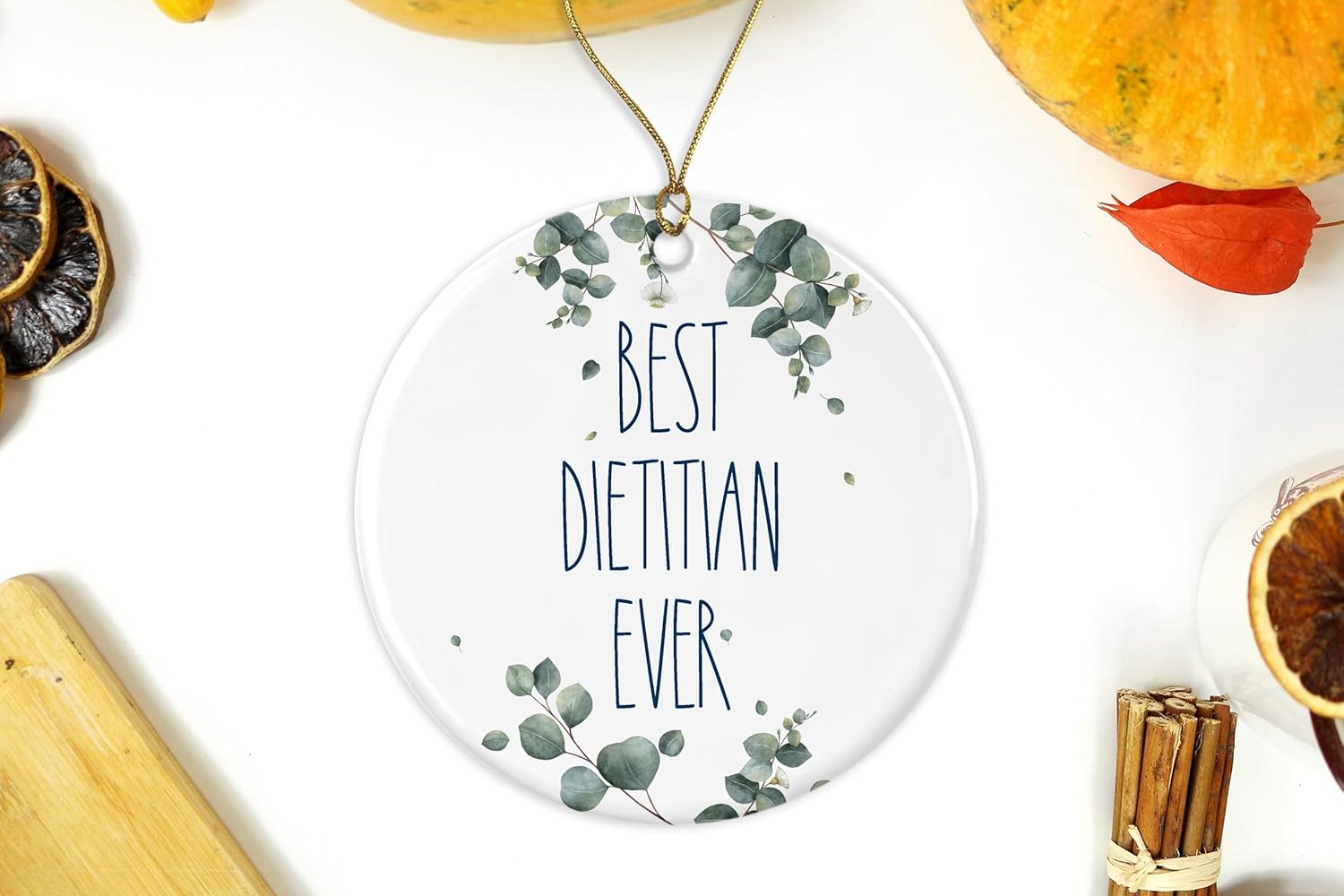Adorno de dietista, adorno de mejor dietista, adorno de Navidad de mejor dietista, regalo para dietista, regalo de cumpleaños, aniversario, adorno