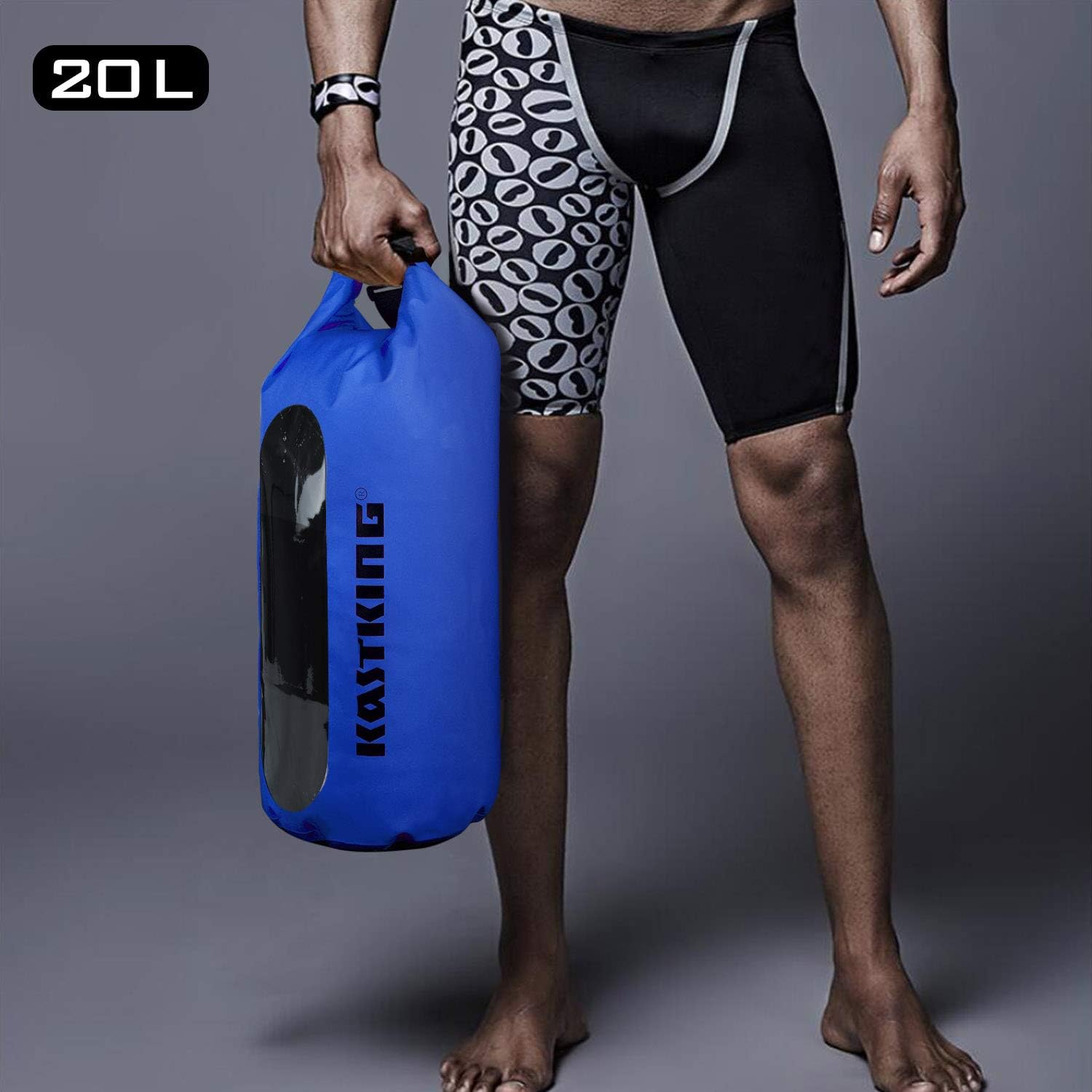 KastKing Bolsas secas, bolsas de almacenamiento 100% impermeables, construcción de grado militar para natación, kayak, canotaje, senderismo,