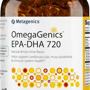 Metagenics OmegaGenics EPA-DHA 720 – Suplemento de aceite de pescado Omega-3 – para la salud del corazón, la salud musculoesquelética y la salud del Metagenics OmegaGenics EPA-DHA 720 – Suplemento de aceite de pescado Omega-3 – para la salud del corazón, la salud musculoesquelética y la salud del