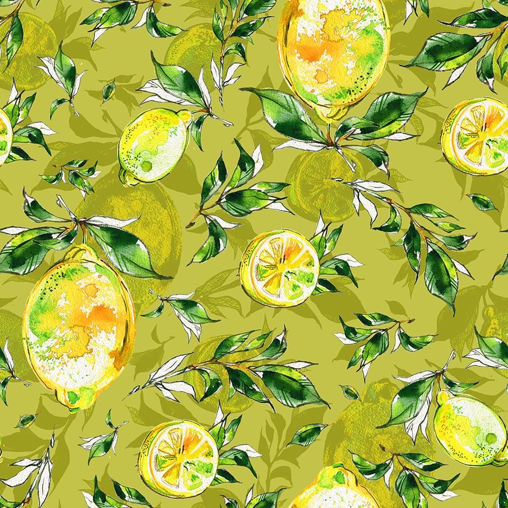 Papel tapiz autoadhesivo de 18 x 236 pulgadas, color amarillo, extraíble, fácil de despegar, para cocina, dormitorio, baño, inquilino