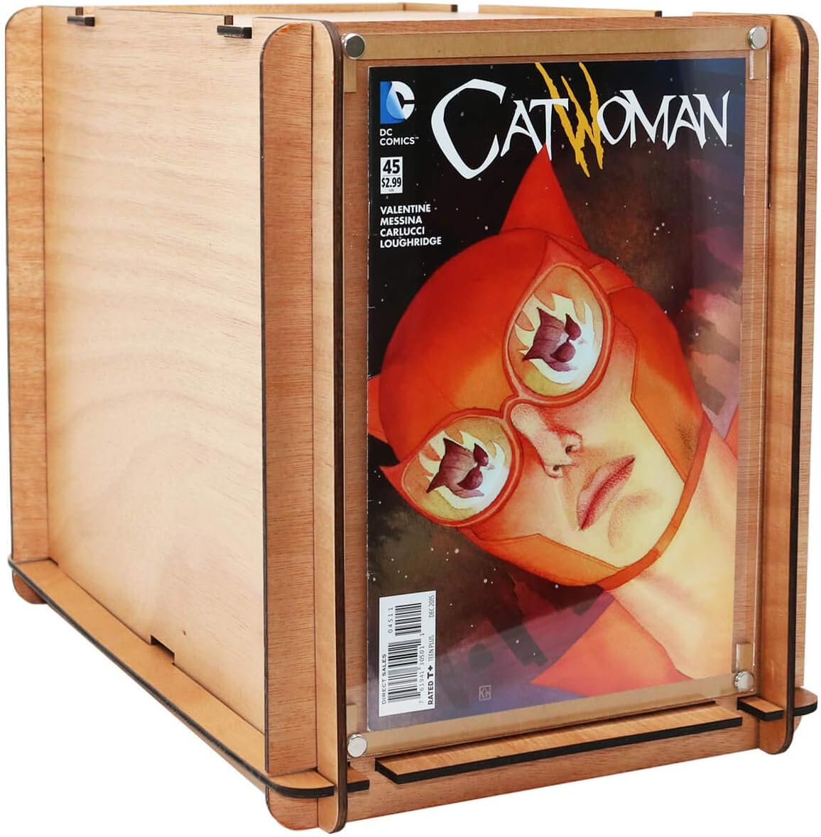 Big Fudge Caja de almacenamiento para cómics con soporte para cómics. Caja de almacenamiento para cómicsToploader para cómics de 11.5 x 8 pulgadas,