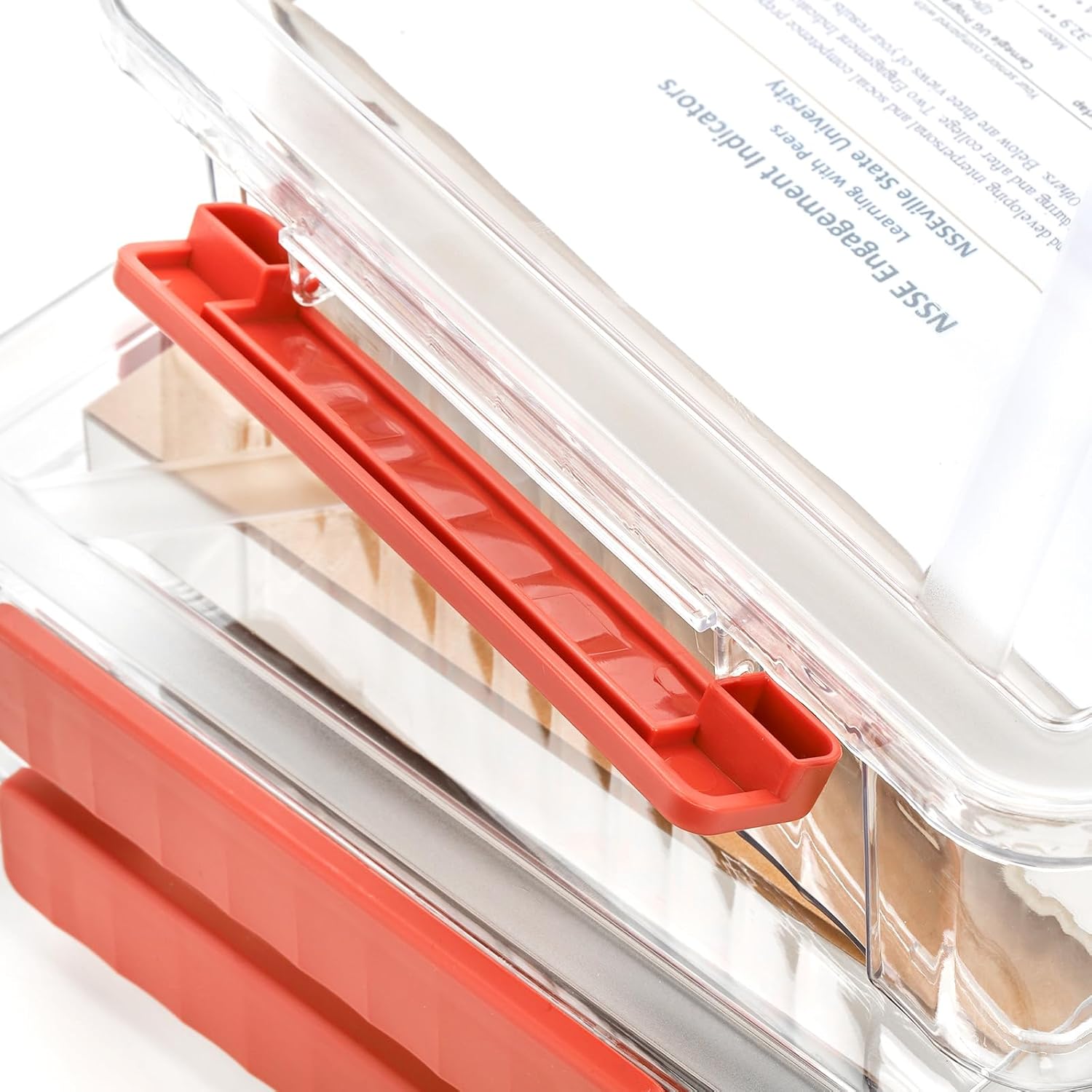 Mezchi Juego de 3 fundas de plástico portátil para proyectos, caja de almacenamiento de archivos transparente de 14 x 9 pulgadas con tapas, caja de
