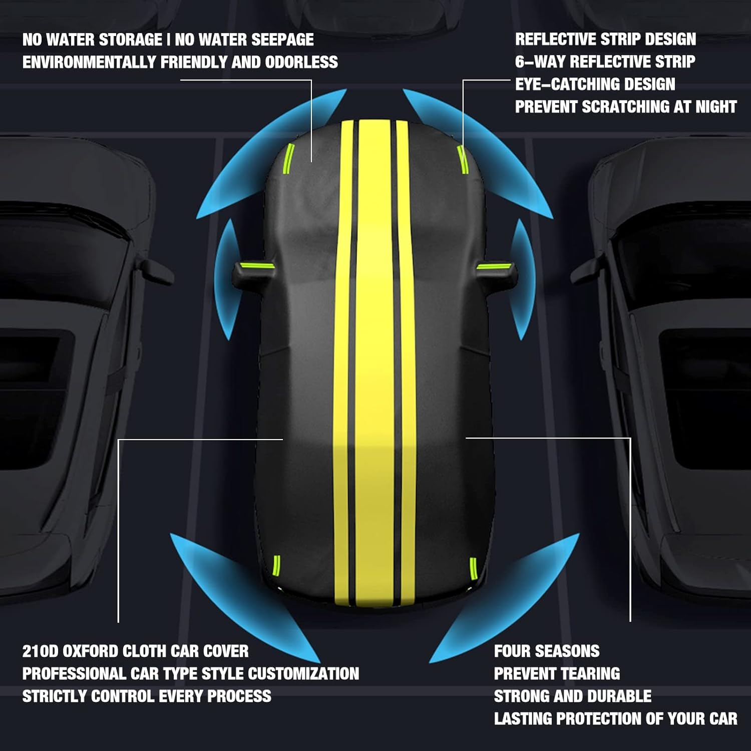 Funda de automóvil para Dacia Sandero Stepway Sandero 2 Stepway Sandero 3 Stepway, cubierta impermeable para automóvil, protección solar contra la