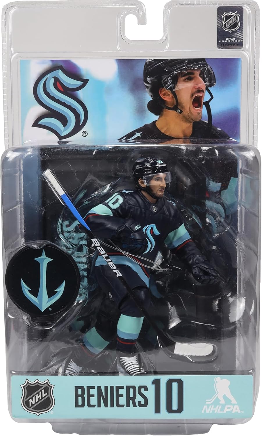 McFarlane Toys – Figura posada de Matty Beniers (Seattle Kraken) NHL de 7 pulgadas, Picks deportivos de McFarlane