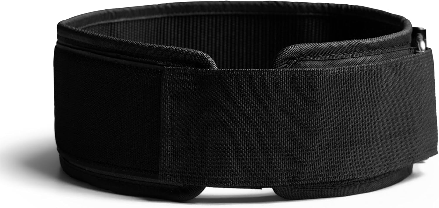 Gymreapers – Cinturón de levantamiento de pesas de cierre rápido para entrenamiento funcional, neopreno de 4 pulgadas con hebilla de metal, soporte