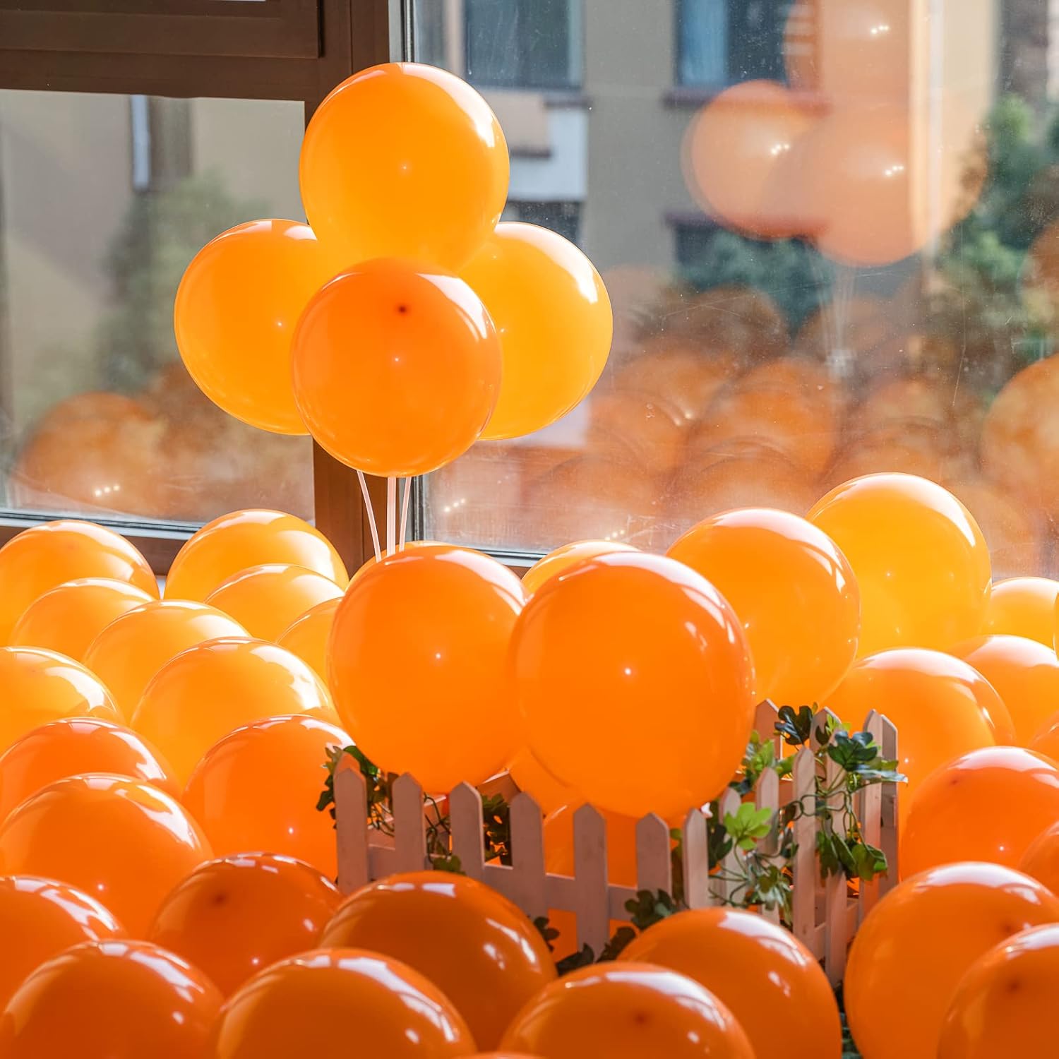 70 globos naranjas, globos de látex naranja de 12 pulgadas para arco de guirnalda de globos, para cumpleaños, baby shower, boda, San Valentín,