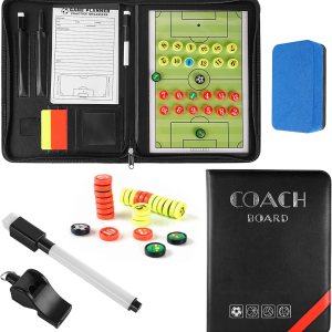 FantasyDay Tabla táctica de entrenamiento de fútbol, portátil, magnética, pizarra de fútbol americano, pizarra de estrategia de táctica de fútbol FantasyDay Tabla táctica de entrenamiento de fútbol, portátil, magnética, pizarra de fútbol americano, pizarra de estrategia de táctica de fútbol