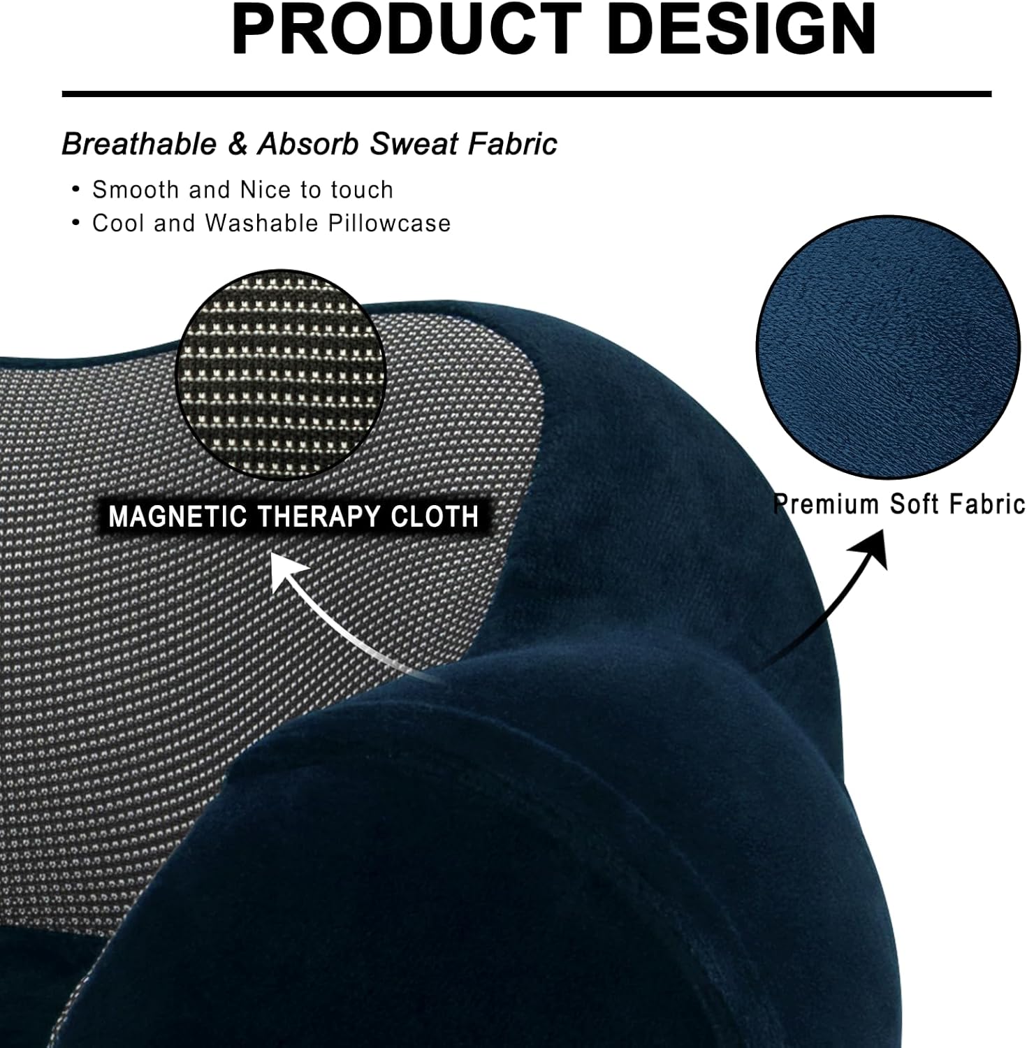 urnexttour Almohada de viaje para avión, las mejores almohadas de cuello de espuma viscoelástica, almohada de viaje suave y de apoyo para viajes,