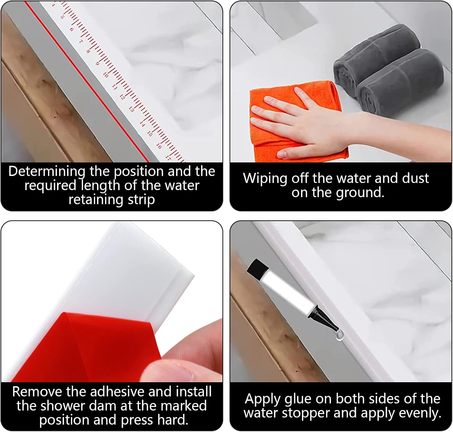 Presa de agua plegable de silicona de 67 pulgadas, barrera de ducha impermeable, retenedor para separación húmeda y seca, para fregadero de cocina,