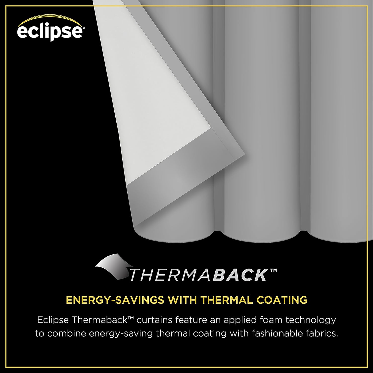 Eclipse Pembroke – Cortinas de lino sintético con ojales, 108 pulgadas de largo x 42 pulgadas de ancho, cortinas con aislamiento térmico y reducción