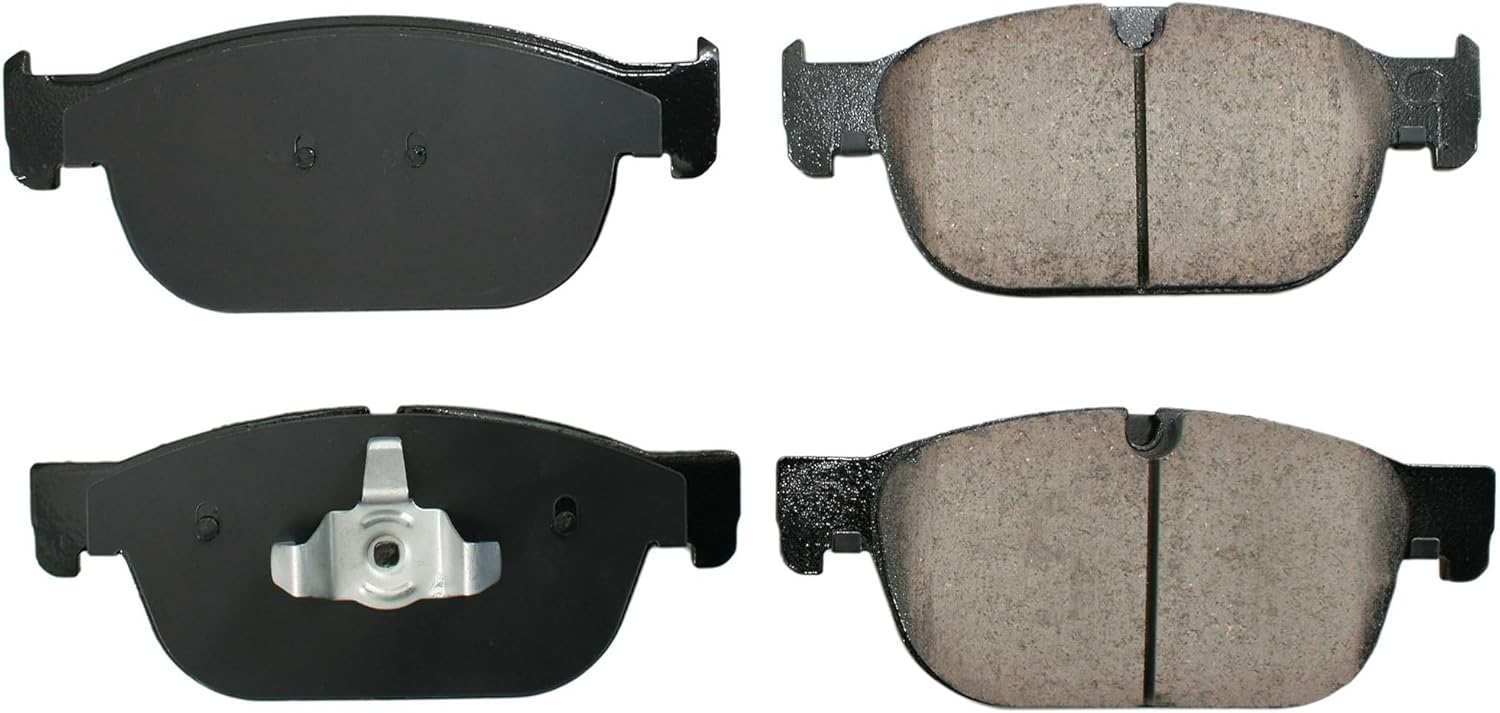 Recubierto 13.583 in ventilado 5 lengüetas disco rotores y Akebono EURO cerámica Pad Set Kit de freno delantero para Volvo S60 S90 V60 XC V90 XC