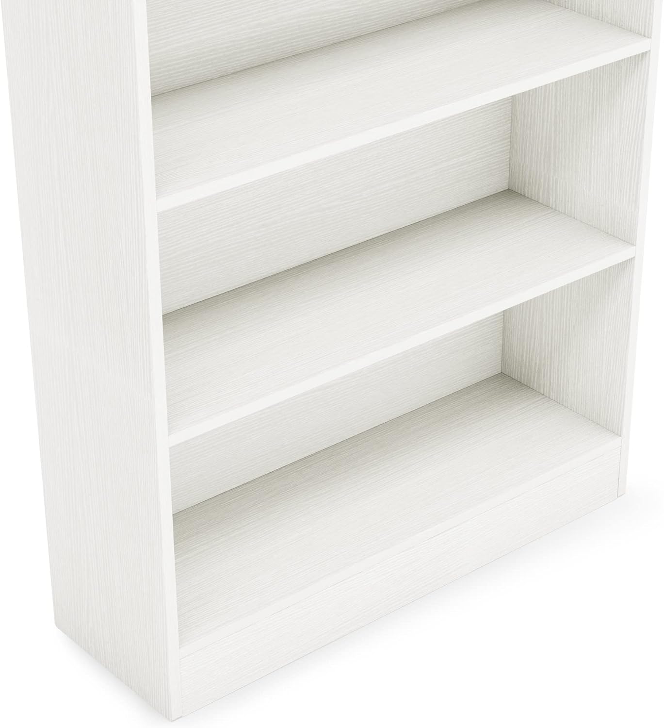 Librería de 72 pulgadas de alto, estantería independiente de 6 niveles con estantes cerrados, organizador grande y abierto de madera para