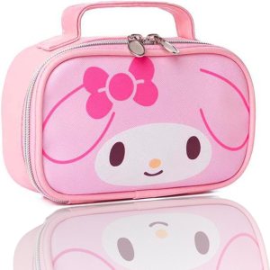 Akutoer Bolsa de cosméticos de dibujos animados con Zippe, Rosado, Kawaii Akutoer Bolsa de cosméticos de dibujos animados con Zippe, Rosado, Kawaii