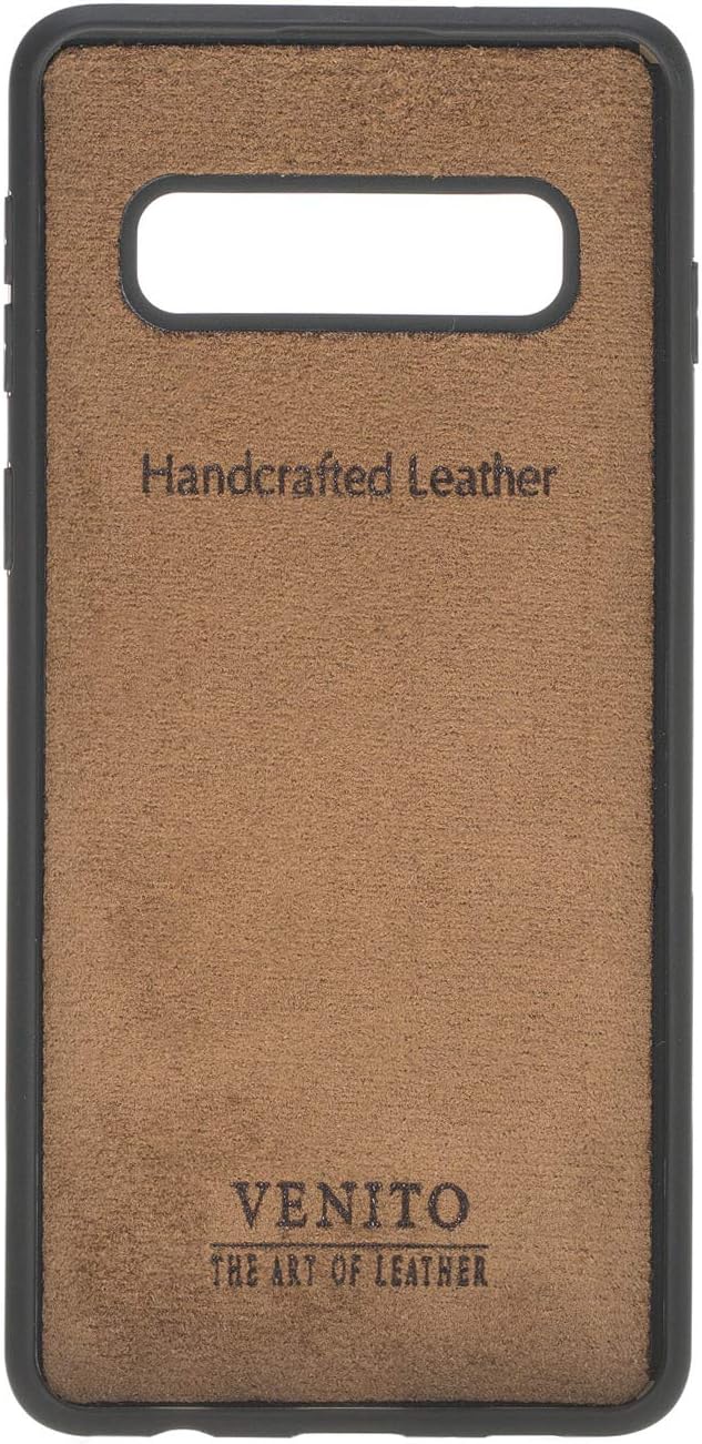 Venito Pisa – Funda de piel con soporte para Samsung Galaxy S10e, color negro