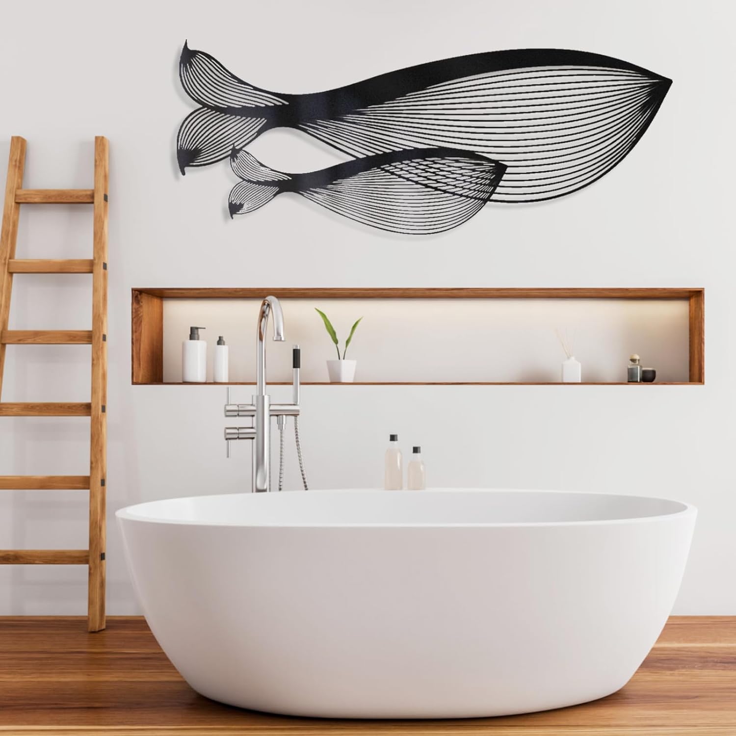 Arte de pared de metal de ballena azul, arte de ballena metálica, arte de línea de metal, arte de pared de metal costero, decoración náutica,
