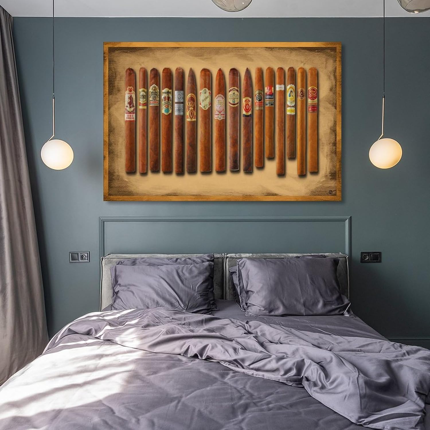 Póster de arte para regalar a los amantes de los cigarros, lienzo, pinturas artísticas para pared, decoración del hogar, sala de estar, impresiones