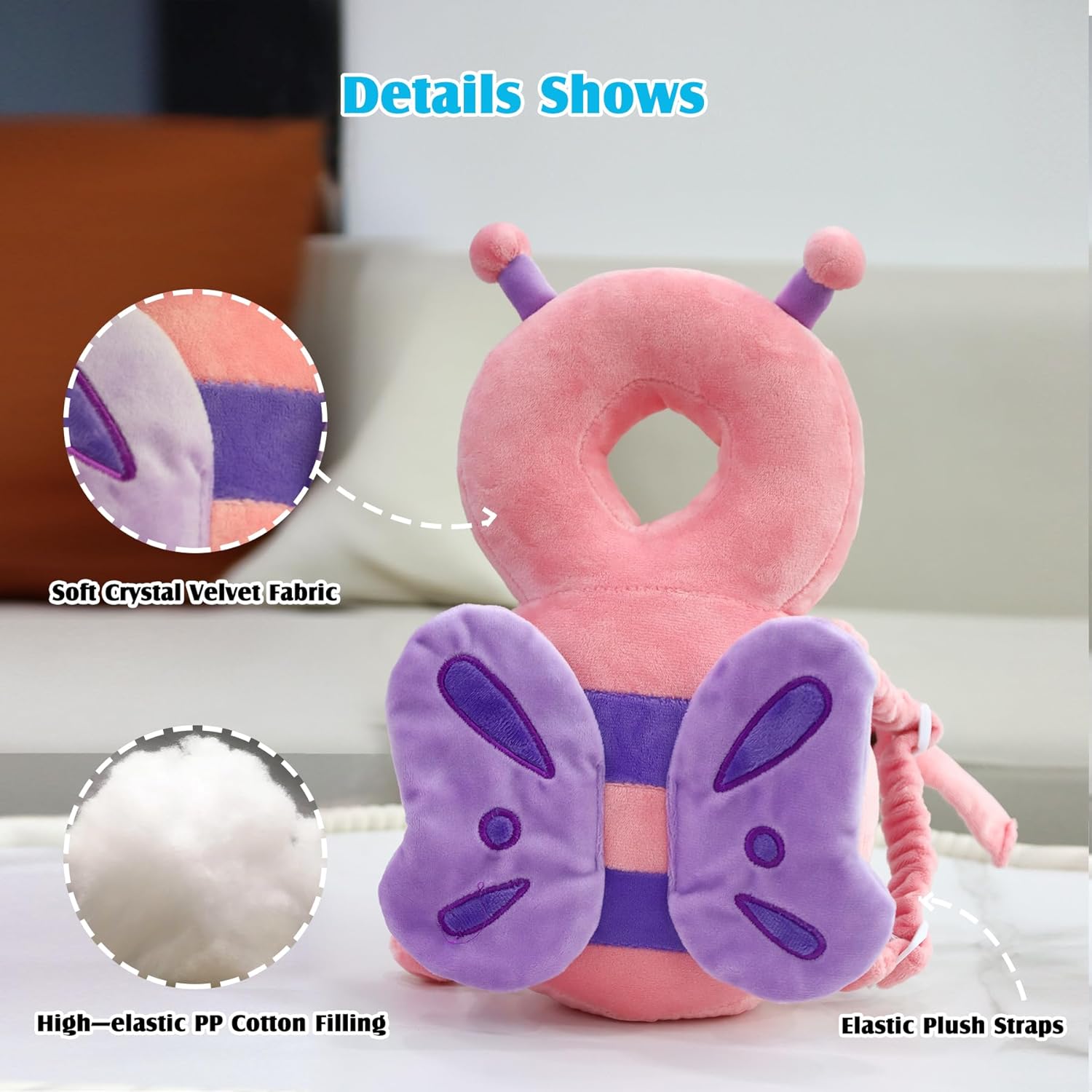 Mochila protectora para la cabeza del bebé, productos de seguridad para bebés, protección de la cabeza del bebé para gatear y caminar