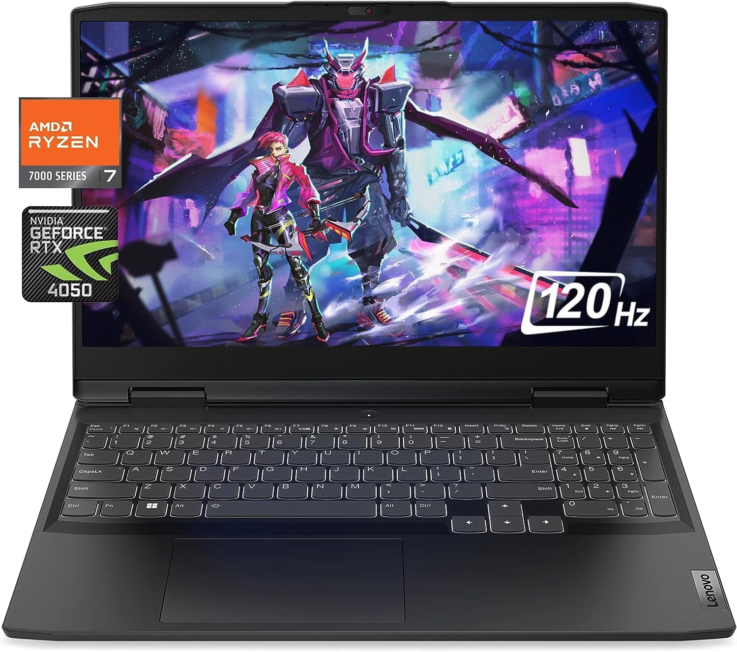 Lenovo IdeaPad Gaming 3 – Computadora portátil, pantalla FHD de 15.6 pulgadas 120 Hz, AMD Ryzen 7-7735HS (3.20 GHz), 8 núcleos, 16 GB de RAM, SSD de