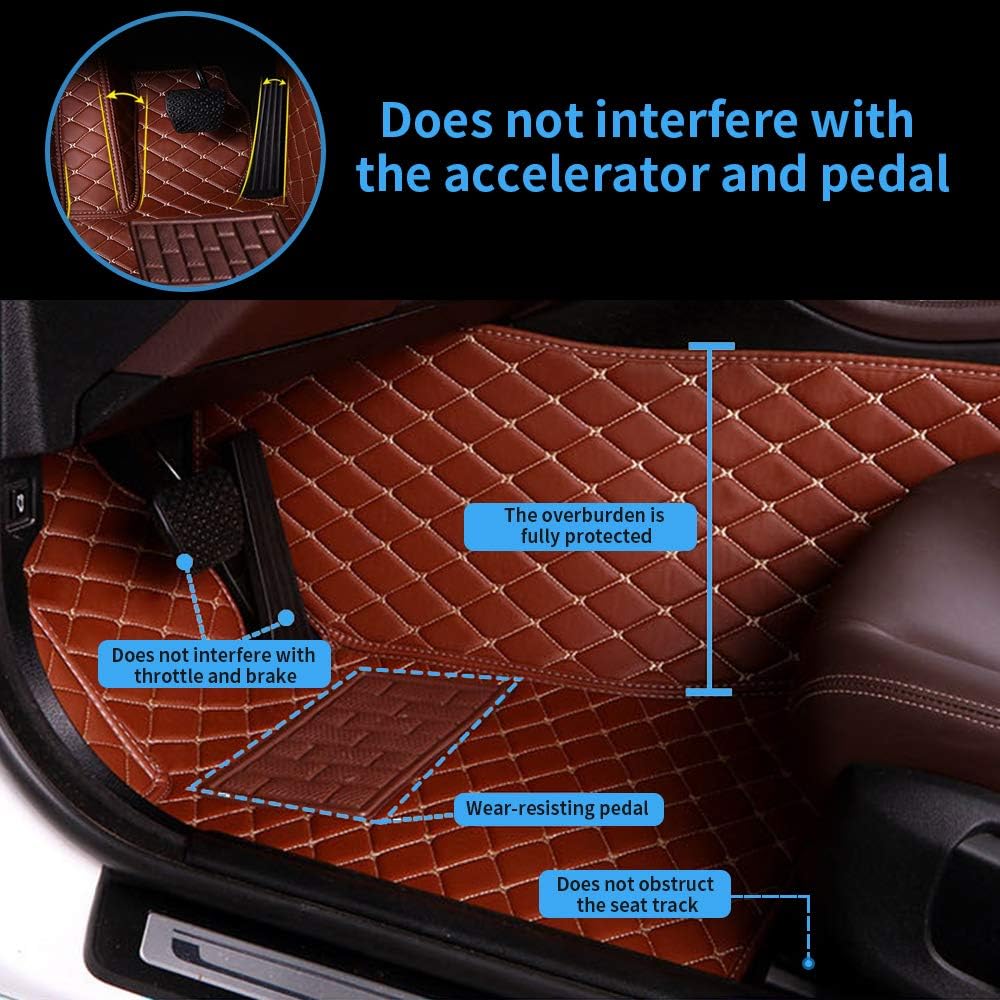 Alfombrillas universales personalizadas para el piso de automóvil, aptas para la mayoría de los modelos, impermeables, antideslizantes, protección