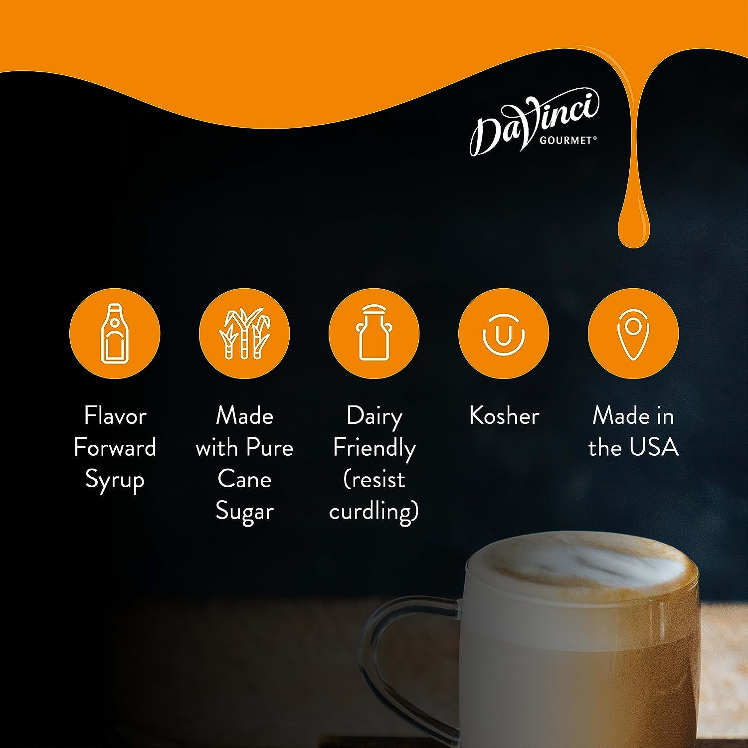 DaVinci Gourmet Classic – Jarabe de nueces de macadamia, 25.4onzas líquidas (paquete de 1)