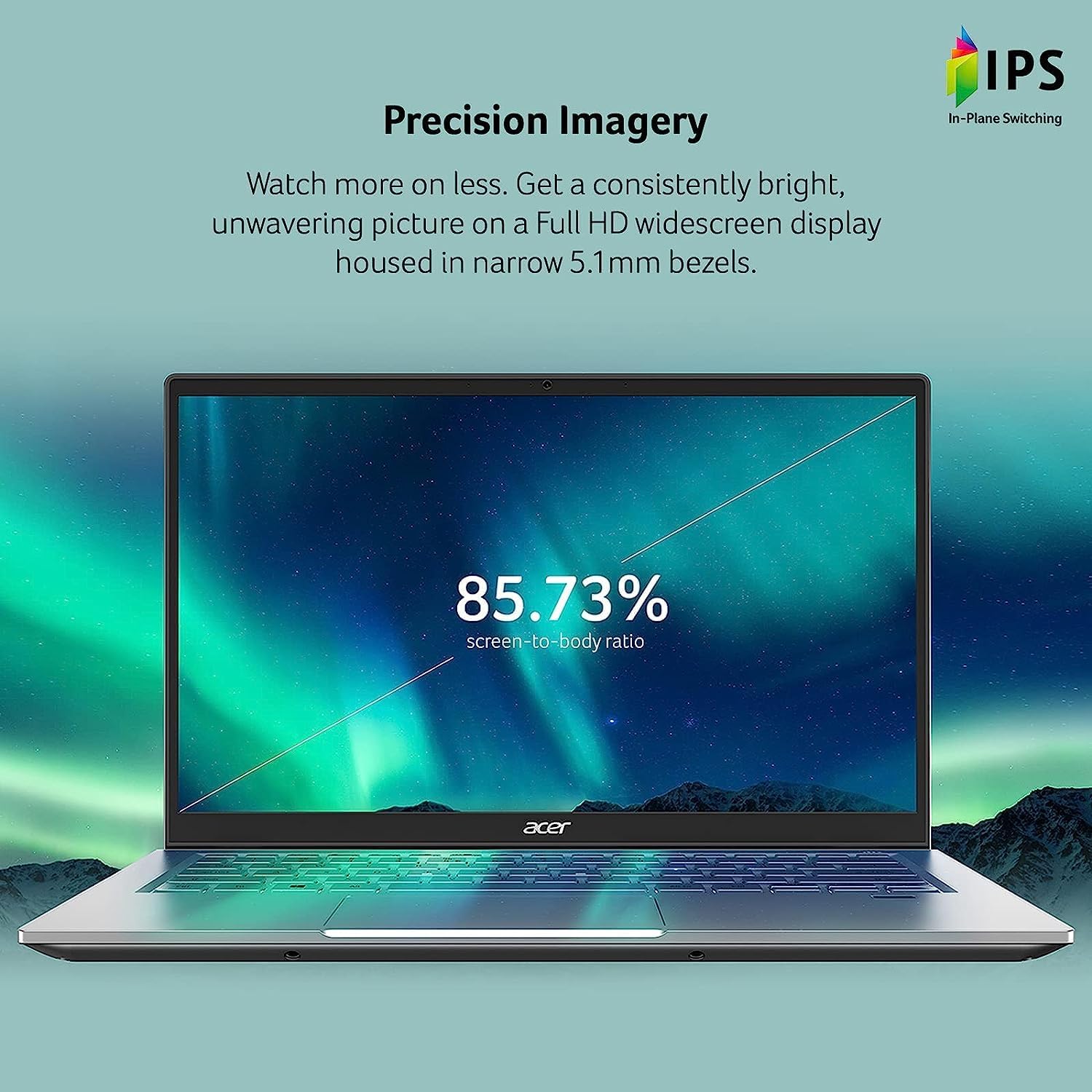 acer Swift 3 Ultra Light Laptop AMD Ryzen 7 5700U 8-Core Procesador 8GB DDR4 512GB NVMe SSD WiFi 6 Teclado retroiluminado lector de huellas