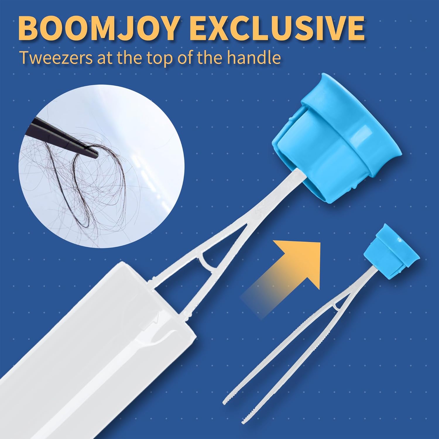 BOOMJOY Juego de escobilla y soporte de inodoro, cepillo limpiador de inodoro de silicona, cepillo limpiador de inodoro con pinzas para limpieza de