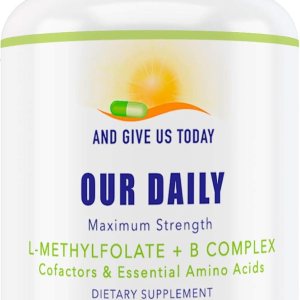 Our Daily Vites – Cofactores de complejo de L-metilfolato B y aminoácidos esenciales (7.5 mg), folato activo, metilcobalamina B12 metilcobalamina, Our Daily Vites – Cofactores de complejo de L-metilfolato B y aminoácidos esenciales (7.5 mg), folato activo, metilcobalamina B12 metilcobalamina,