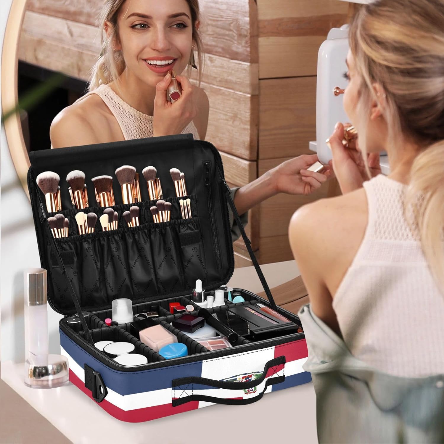 Mtaxmziznjk1vfbtnkgzwghhy3my (1) multifunction cosmetic travel make up make up bags makeup bag travel bolso para guardar maquillaje for women girl