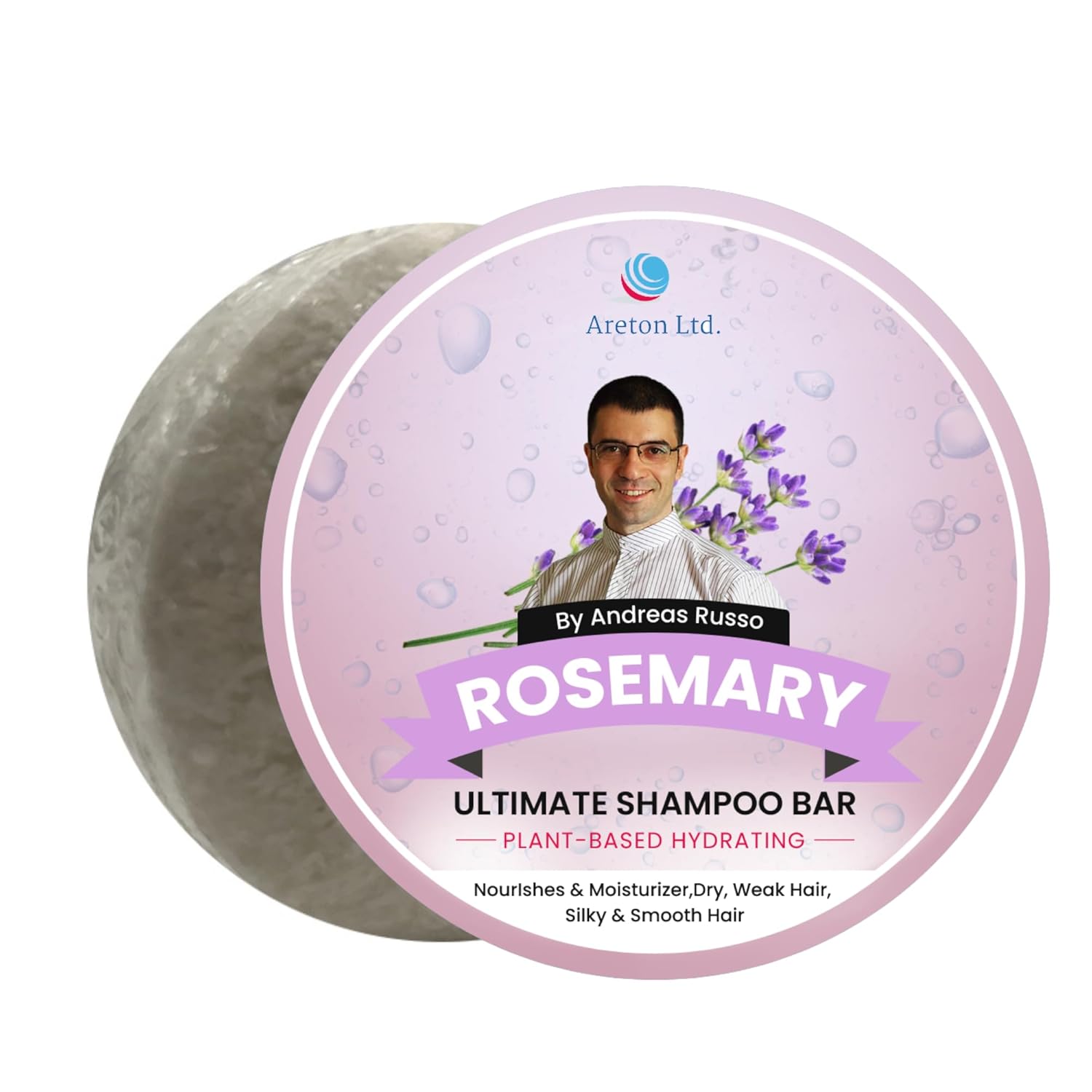Barra de champú sólida hecha a mano  Barra de champú natural y acondicionador para cabello seco, nutrición del cabello, evita puntas derramadas con