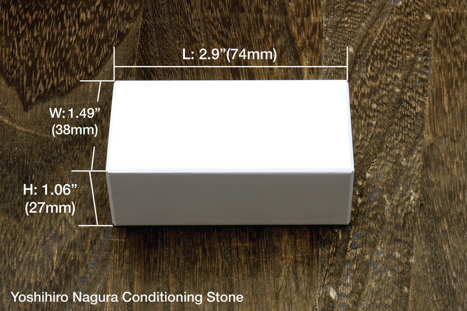 Yoshihiro Afilado de cuchillos Nagura Conditoning Stone Herramientas de chef (piedra de Nagura)
