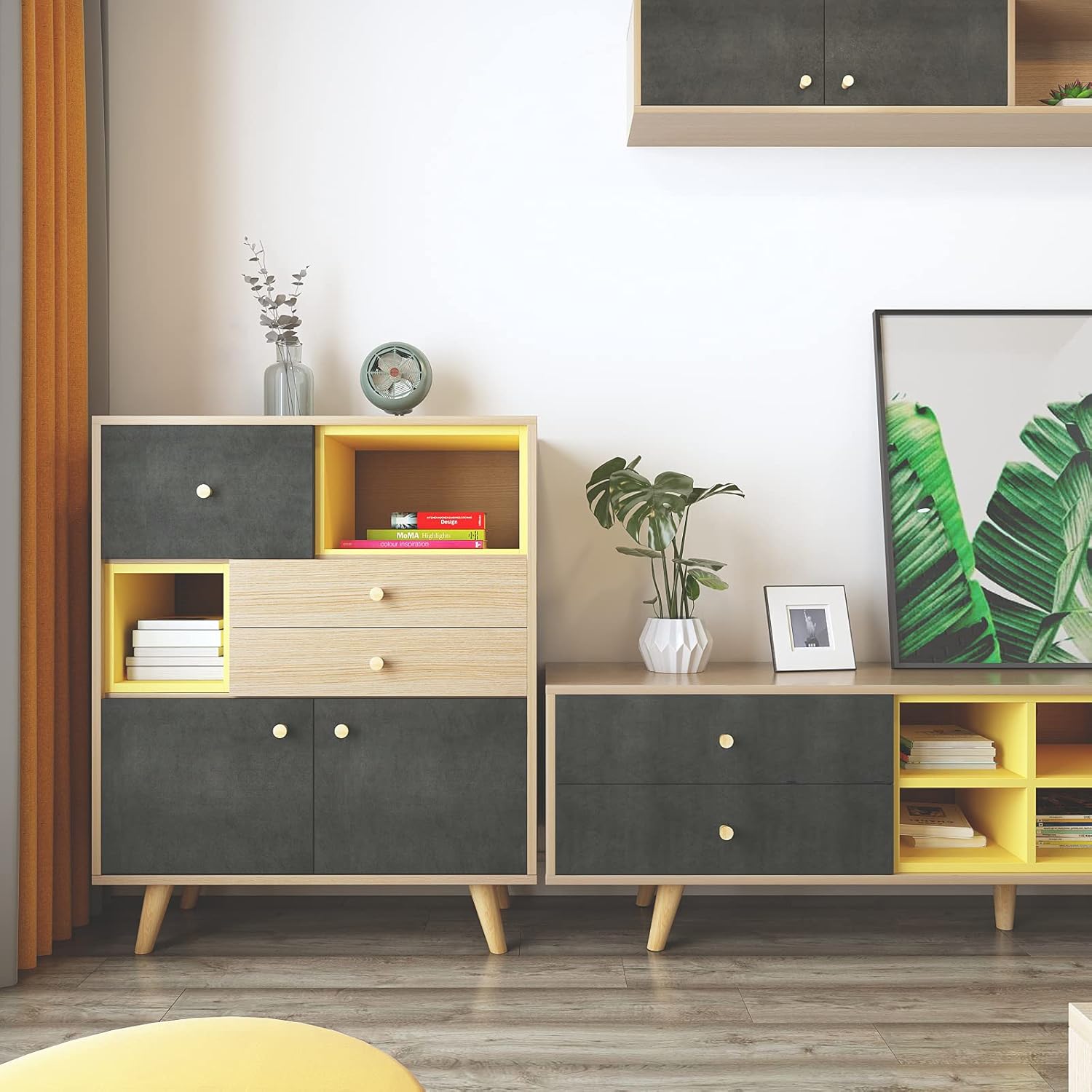 VEELIKE Papel tapiz de hormigón de 15.7 x 354 pulgadas, moderno papel de contacto de hormigón negro carbón para encimeras, impermeable,