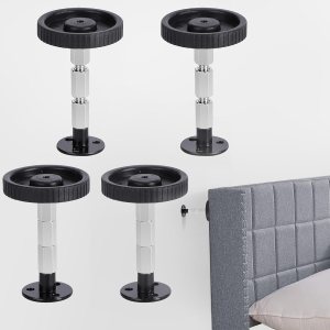 Katkuca Marco de cama ajustable roscado, herramienta antivibraciones para cama, topes de cabecero, cabeceros de noche para evitar aflojamiento, Katkuca Marco de cama ajustable roscado, herramienta antivibraciones para cama, topes de cabecero, cabeceros de noche para evitar aflojamiento,