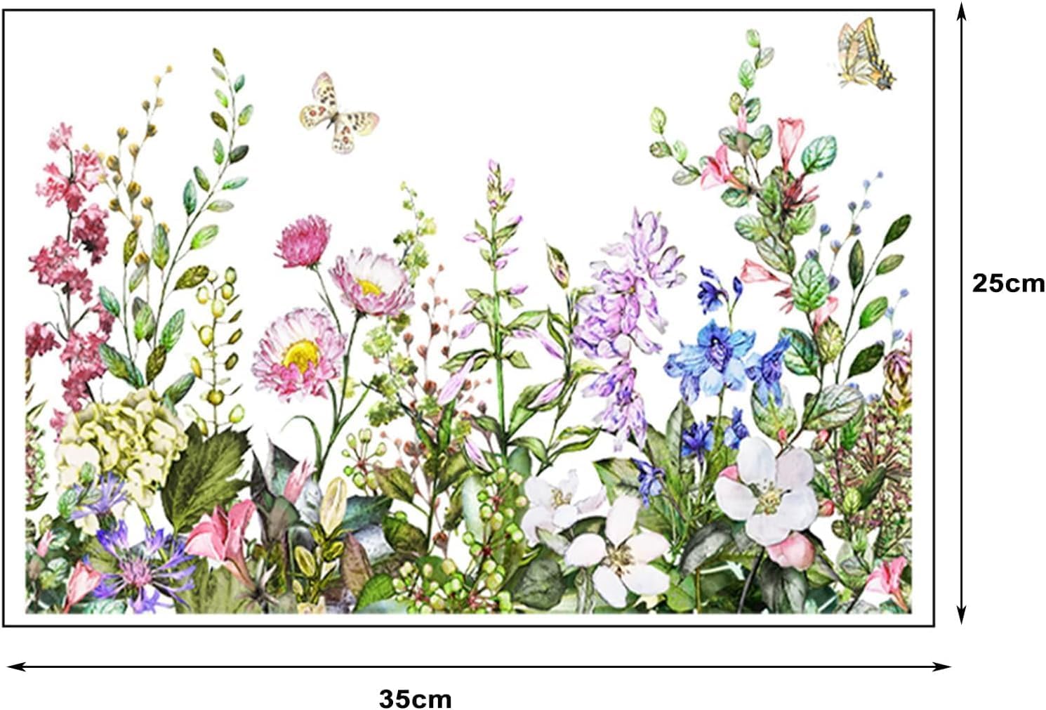Adhesivos autoadhesivos para la pared del baño, hojas verdes, hojas, flores, para la tapa del inodoro, calcomanías para tapa de inodoro, removibles,