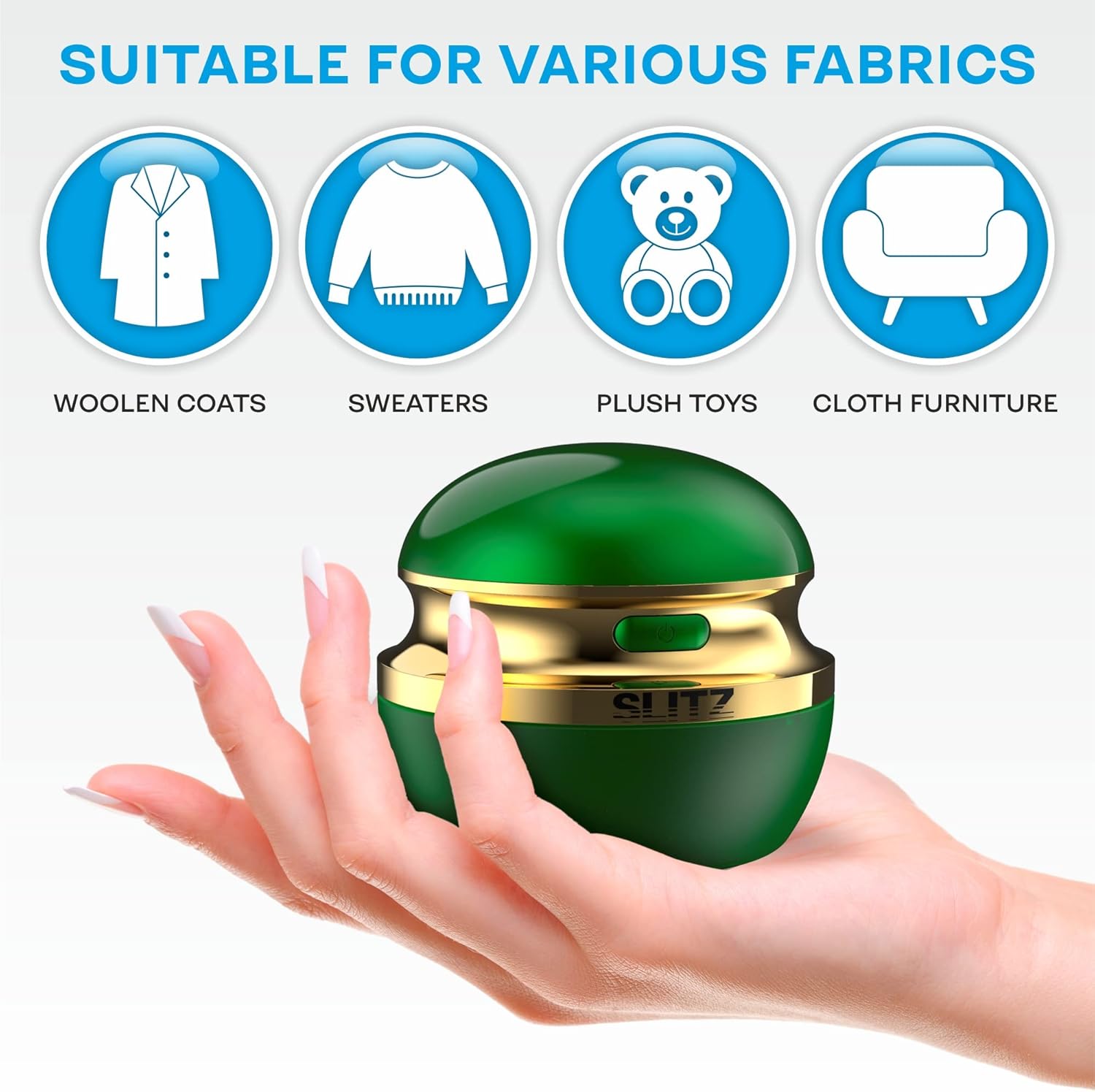 Afeitadora de tela recargable, removedor de pelusa para afeitadora de tela, máquina de afeitar portátil para ropa y muebles, desfuzzer de suéter,