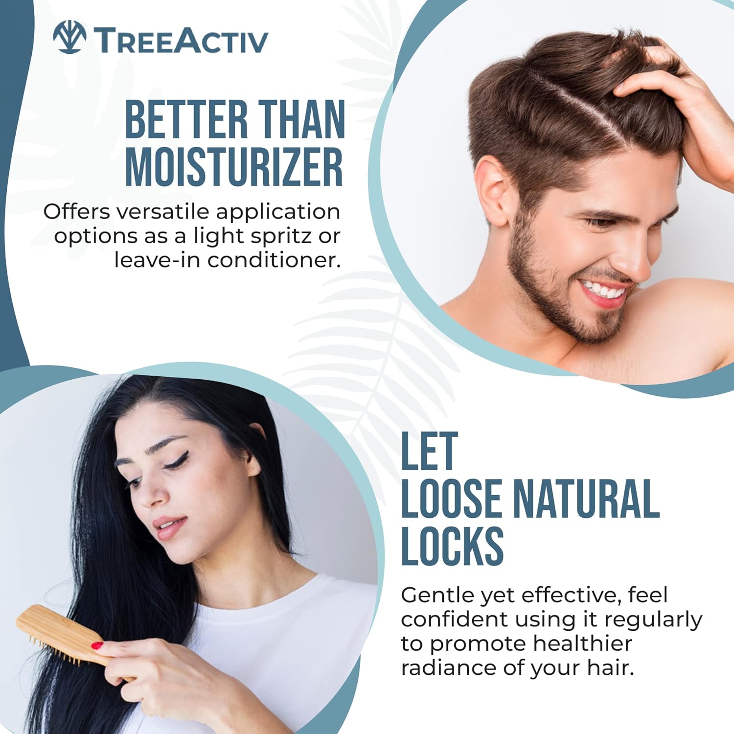 TreeActiv Spray nutritivo diario para el crecimiento del cabello, 8 onzas, crecimiento del cabello para mujeres y hombres, aerosol de biotina para