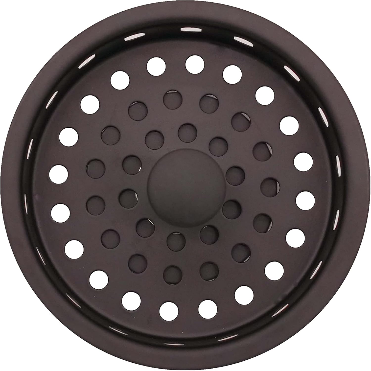 Westbrass CO2165S-12 Paquete combinado de 3-12 pulgadas, estilo poste, brida de drenaje grande para fregadero de cocina con colador de cesta, 1