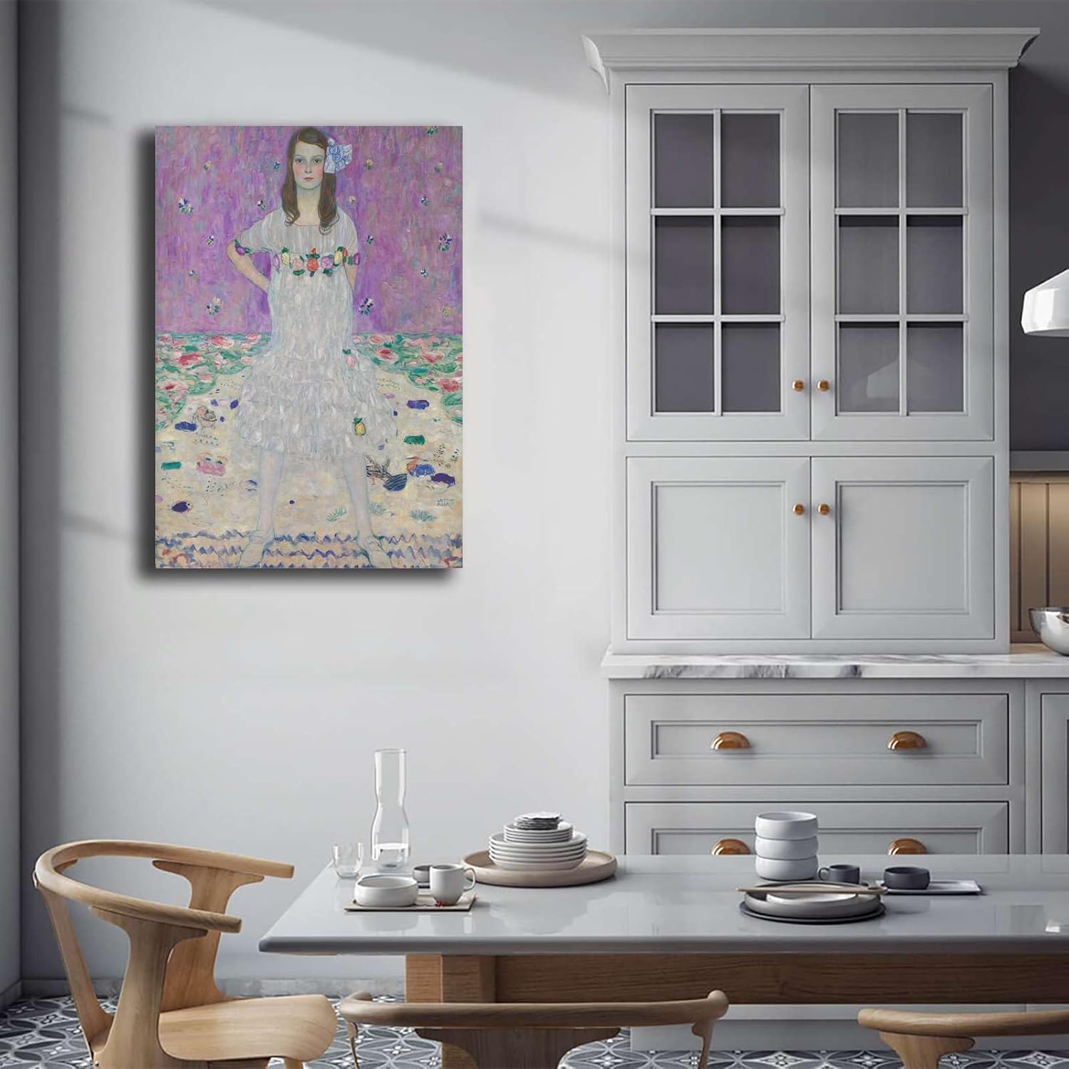 Cuadros de pintura en lienzo, Gustav Klimt Mada Primavesi (1912), galería, pintura rosa, póster fotográfico, arte de pared, dormitorio, cocina,