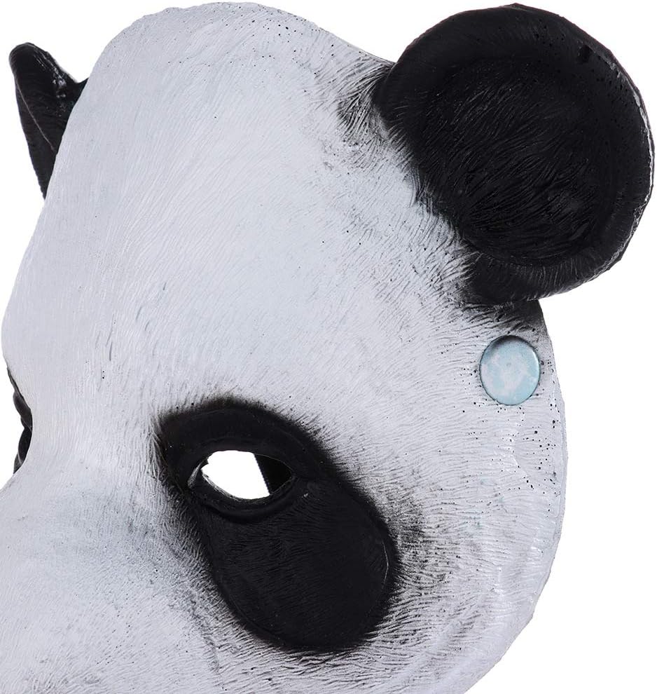 Aiffort 1 máscara de animal de Halloween, máscara de panda, linda máscara de panda para Halloween, fiesta de disfraces, accesorios de cosplay