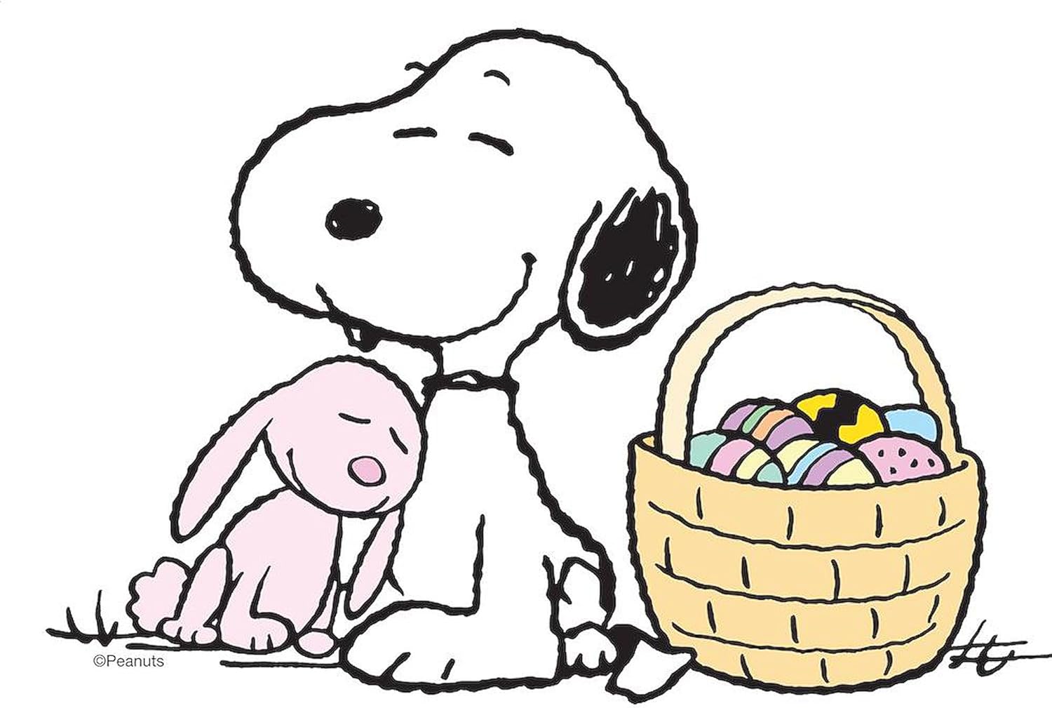CafePress Beagle And Bunny – Taza de café de cerámica, taza de té, 11 onzas