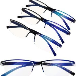 MARE AZZURO Paquete de 4 lentes de lectura con bloqueo de luz azul para mujeres y hombres lectores 1.0 1.25 1.5 1.75 2.0 2.25 2.5 2.75 3.0 3.5 4.0, MARE AZZURO Paquete de 4 lentes de lectura con bloqueo de luz azul para mujeres y hombres lectores 1.0 1.25 1.5 1.75 2.0 2.25 2.5 2.75 3.0 3.5 4.0,
