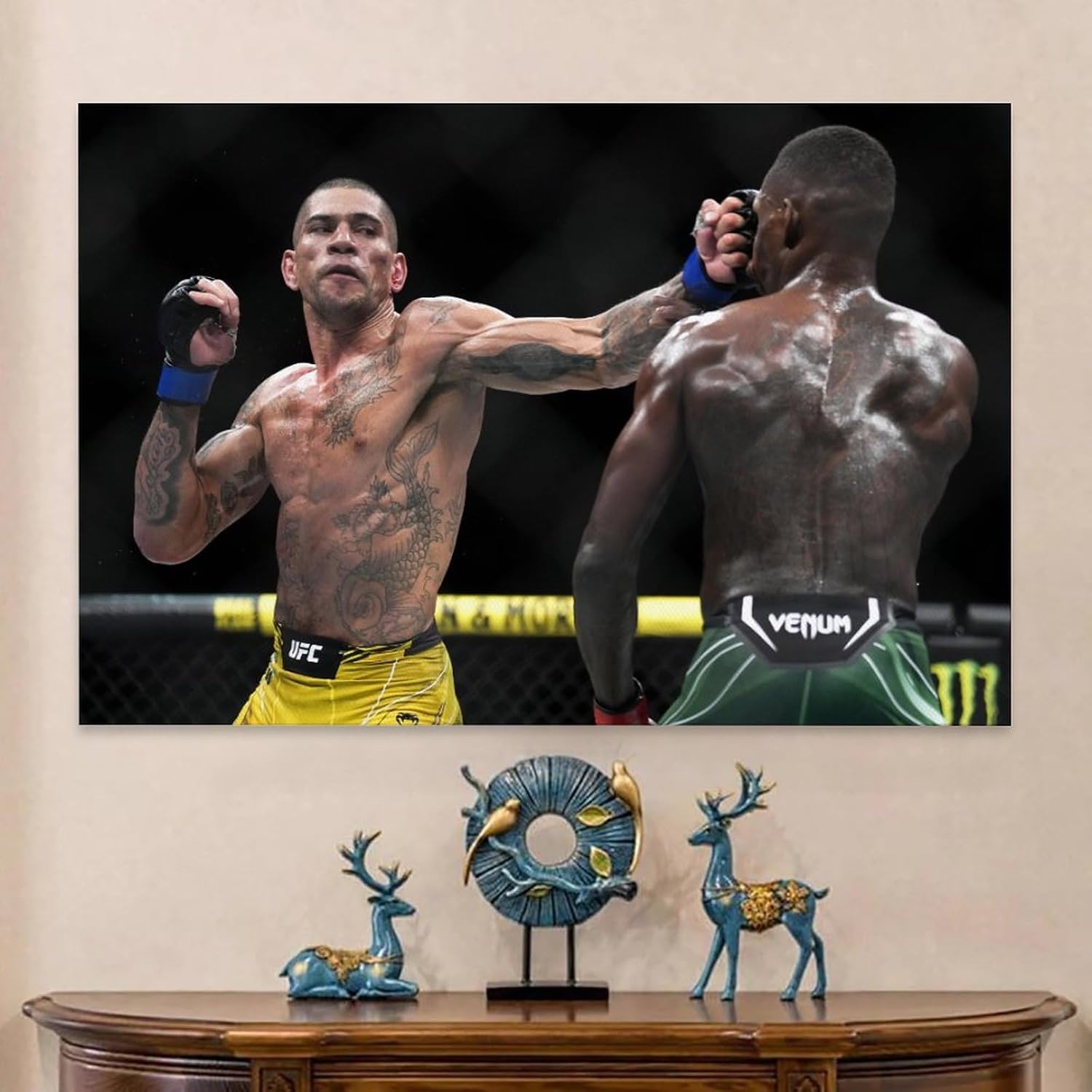 EsEntL Alex Pereira – Póster de estrella luchadora para decoración del hogar, arte de pared, impresión para dormitorio, pinturas decorativas para