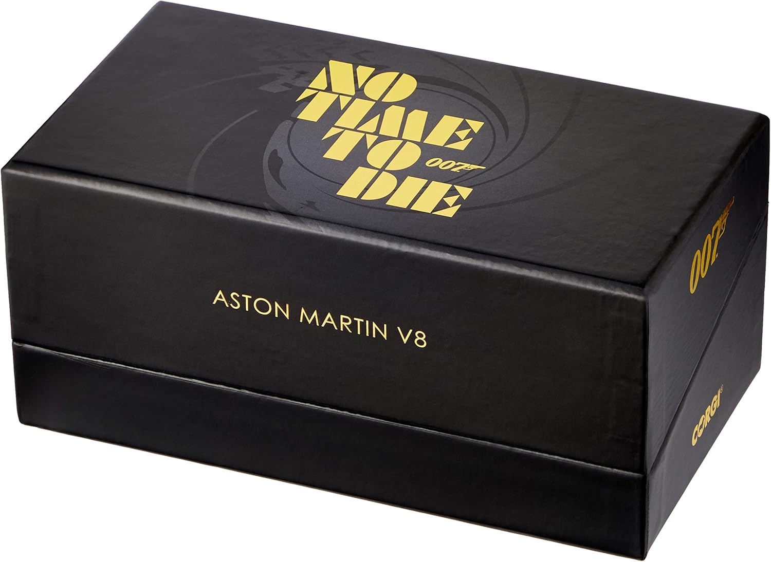 Corgi James Bond No Time to Die Aston Martin V8 136 Diecast Display Model CC04805, negro