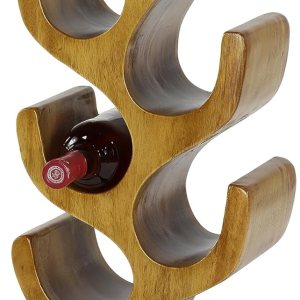 Deco 79 Estante para vino con 8 botellas con forma de árbol de madera de teca, 11 x 7 x 28 pulgadas, marrón Deco 79 Estante para vino con 8 botellas con forma de árbol de madera de teca, 11 x 7 x 28 pulgadas, marrón