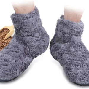 REVIX Botines y calentadores de pies para microondas para mujeres y hombres. Calentador de pies calentado por microondas con terapia de calor húmedo REVIX Botines y calentadores de pies para microondas para mujeres y hombres. Calentador de pies calentado por microondas con terapia de calor húmedo