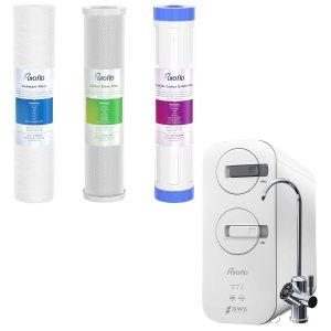 Puroflo Paquete de filtro de agua para toda la casa de metal pesado y sistema RO sin tanque Puroflo Paquete de filtro de agua para toda la casa de metal pesado y sistema RO sin tanque