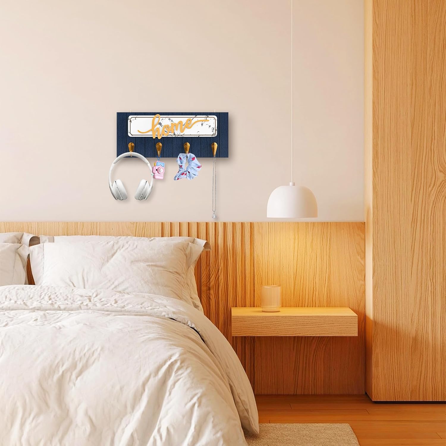 Soporte para llaves de pared, ganchos decorativos para llaves, sin clavos, autoadhesivo, para entrada, pasillo, cocina, dormitorio, decoración del