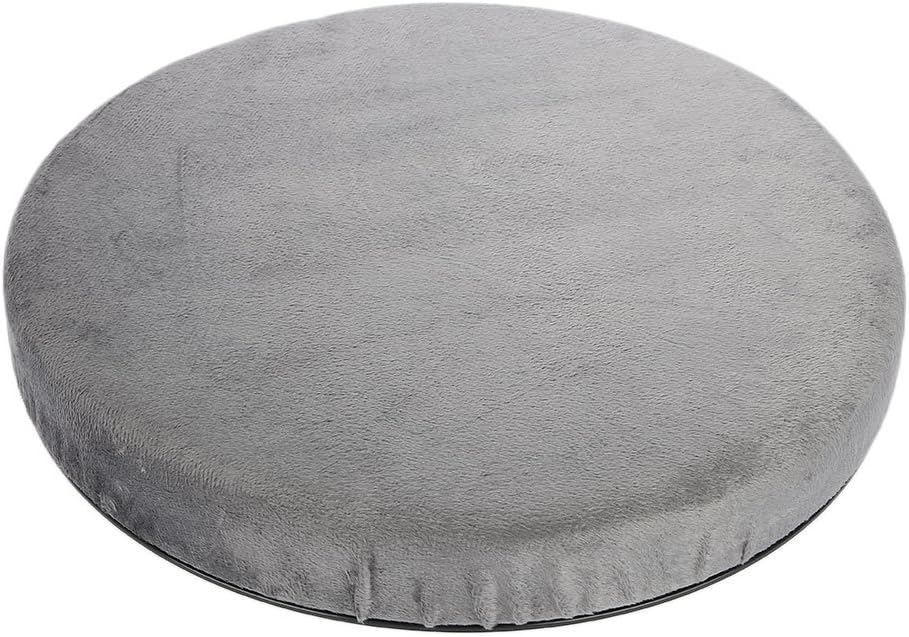 Diydeg Cojín de asiento giratorio antideslizante de rotación de 360 , almohadilla giratoria para silla, alivia el dolor, carga de 330.7 lbs,