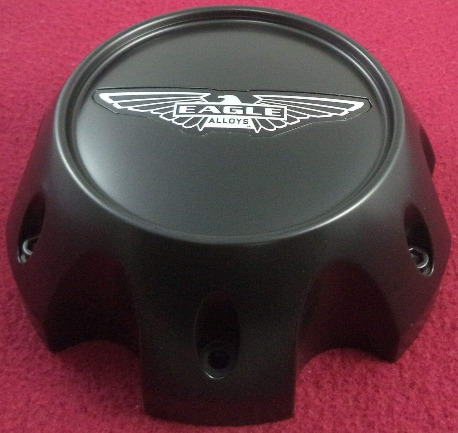Eagle ALEYS AE Hardrock Series 6 Lug 32893289-08 Tapa central para llanta negra plana (1 tapa)